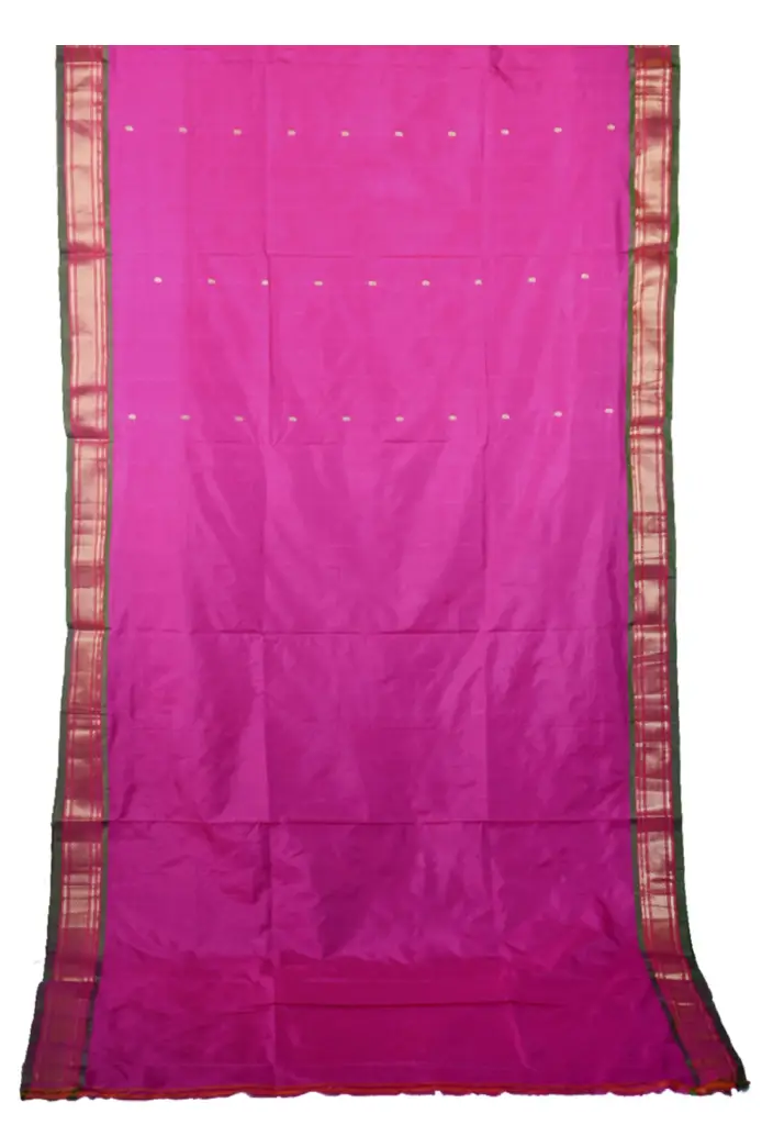Traditional Handloom Rich Pallu Paithani - Image 2
