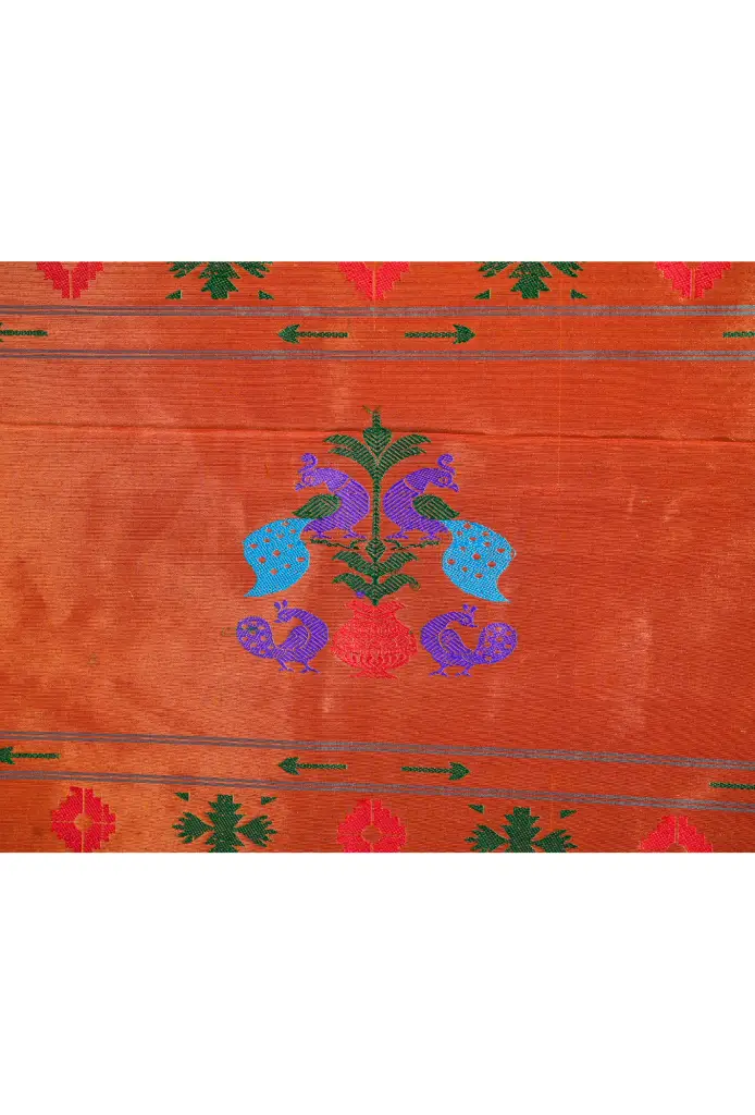 Kadiayl jacquard silk paithani saree - Image 5