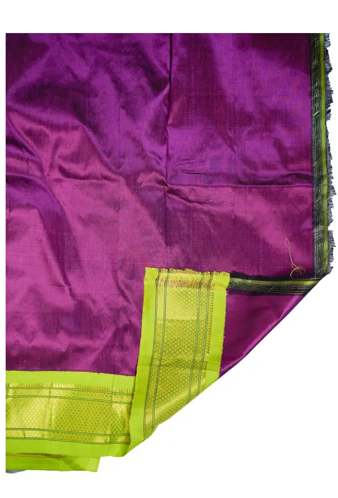 Kadiayl jacquard silk paithani saree - Image 4