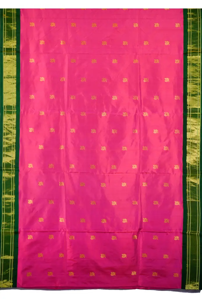 Kadiayl jacquard silk paithani saree - Image 2