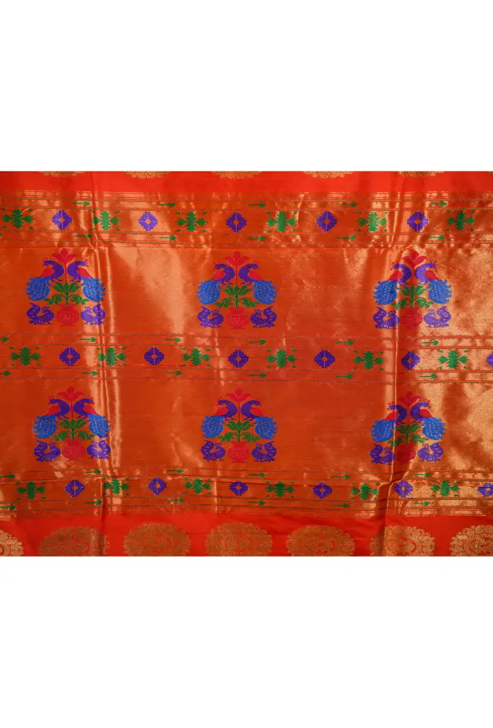 Kadiayl jacquard silk paithani saree - Image 5