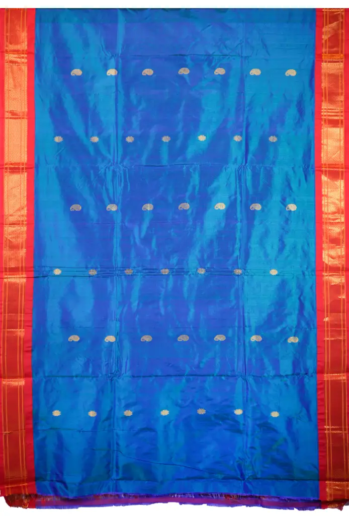 Kadiayl jacquard silk paithani saree - Image 3