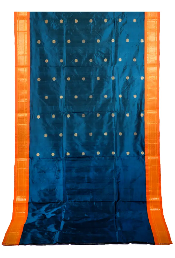 Kadiayl jacquard silk paithani saree - Image 5